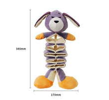 Load image into Gallery viewer, Dog Squeaky Toys Animal Shape Chew Puppy Fluffy Toy Teeth Grinding Safe Pet Cat