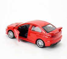 Load image into Gallery viewer, CCA 1:41 JDM EVO 10 Lanser X Racing Sports Model Toy Diecast Metal Car