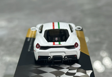 Load image into Gallery viewer, TOC 1:64 White FE458 Speciale Sports Model Diecast Metal Car New Collection