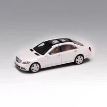 Load image into Gallery viewer, MH 1:64 White S-Class S600L W221 Luxury Sedan Sports Model Diecast Metal Car