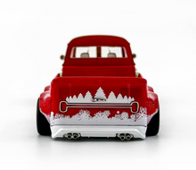 Load image into Gallery viewer, Liberty 1:64 Red Christmas T1 6x6 Flatbed Tow Truck Model Diecast Metal Car