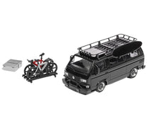Load image into Gallery viewer, Mortal 1:64 HEC Black VW T3 Multi Van Camper Sport Model Diecast Metal Car New Collection