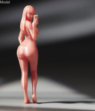 Load image into Gallery viewer, 1:64 Painted Unpainted Figure Model Miniature Resin Diorama Sand Selfie Beauty