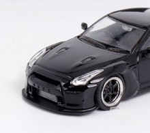 Load image into Gallery viewer, 1:64 Flame Black JDM GTR R35 Pandem Sports Model Diecast Metal Car New Collection