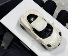 Load image into Gallery viewer, 1:64 CL Pearl White Romeo 4C Coupe Sports Model Diecast Resin Car New Collection