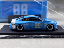 Load image into Gallery viewer, PSC 1:64 Blue Charger Brawler #88 Widebody Sports Model Diecast Metal Car New Collection