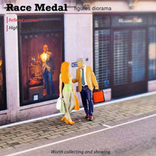 Load image into Gallery viewer, 1:64 Painted Figure Mini Model Miniature Resin Diorama Shopaholic Shopping Lady