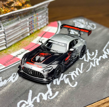 Load image into Gallery viewer, KILOworks 1:64 Black Silver GT3 EVO Racing Sports Model Diecast Metal Car New Collection