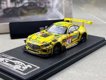 Load image into Gallery viewer, RM 1:64 Yellow AMG GTS Coupe Sports Model Diecast Metal Car New Collection