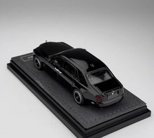 Load image into Gallery viewer, Banana 1:64 Black Phantom VIII Centenary Luxury Model Diecast Metal Car New Collection