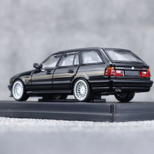 Load image into Gallery viewer, Mortal 1:64 Black E34 Touring Alpina B10 Wagon Sports Model Diecast Metal Car