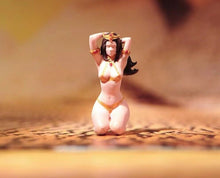 Load image into Gallery viewer, 1:64 Painted Figure Model Miniature Resin Diorama Sand Bikini Princess Lady Girl Collection