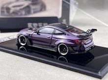 Load image into Gallery viewer, SW 1:64 Purple M4 ADRO BODY KIT Coupe Sports Model Diecast Metal Car New Collection
