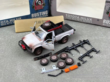 Load image into Gallery viewer, BM 1:64 White 1980 Rusting Hilux N60 N70 Pickup Truck Model Diecast Metal Car