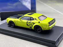 Load image into Gallery viewer, SH 1:64 Green Challenger SRT Muscle Hellcat Sports Model Diecast Metal Car BN