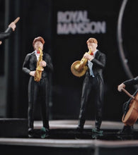 Load image into Gallery viewer, 1:64 Painted Figure Mini Model Miniature Resin Diorama Sand Saxophone Horn Man New Collection