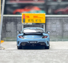 Load image into Gallery viewer, Tarmac 1:64 Ice Blue Benz SLS AMG Coupe Sports Model Diecast Metal Car BN