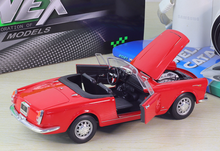 Load image into Gallery viewer, WELLY 1:24 1960 Romeo 2600 Spider Convertible Sports Model Diecast Metal Car