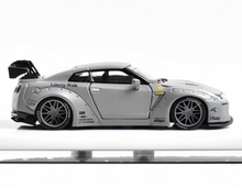 Load image into Gallery viewer, OT 1:64 JDM Gray GTR R35 LBWK Widebody Sports Model Diecast Metal Car New Collection
