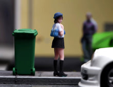 Load image into Gallery viewer, 1:64 Painted Figure Model Miniature Resin Diorama Toy Sand Uniform Pretty Girl