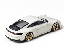 Load image into Gallery viewer, DM 1:64 White 911 GT3 Sports Model Diecast Metal Car New Collection