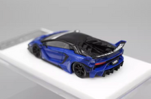 Load image into Gallery viewer, ScaleMini 1:64 Blue Aventador LP700-4 LBWK EVO GT Model Diecast Resin Car
