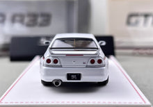Load image into Gallery viewer, FH 1:64 JDM White Skyline GTR R33 Mines Sports Model Diecast Metal Car New Collection