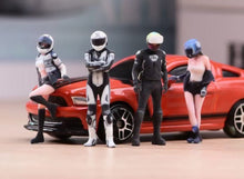 Load image into Gallery viewer, 1:64 Painted Figure Model Miniature Resin Diorama Toy Locomotive Lady Man Sand