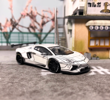 Load image into Gallery viewer, TPC 1:64 White LP700-4 Aventador LB Racing Sports Model Diecast Metal Car New