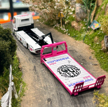 Load image into Gallery viewer, CLS 1:64 Iron HINO H300 Custom Tow Flatbed Truck Model Diecast Metal Car New Collection