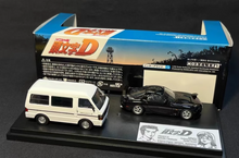 Load image into Gallery viewer, 1:64 JDM Comic Initial D RX7 FD Support Van Sports Model Diecast Metal Car New