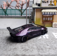 Load image into Gallery viewer, King 1:64 Purple Carbon Aventador LP700 LBWK Sport Model Diecast Metal Car New