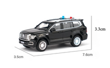 Load image into Gallery viewer, XCARTOYS 1:64 Black Tank 500 Russia Security SUV Model Diecast Metal Car New Collection