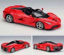 Load image into Gallery viewer, Bburago 1:24 Red Laferrari Aperta Racing Sports Model Toy Diecast Metal Car