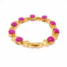 Load image into Gallery viewer, Nature Jade Beaded Bracelet Jewelry Blessing Lucky Fortune Gift For Her Heart p
