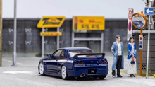 Load image into Gallery viewer, FH 1:64 Blue JDM Skyline GTR R33 Nismo 400R Sports Model Diecast Metal Car New