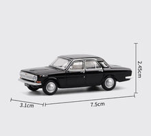 Load image into Gallery viewer, Perka 1:64 Black GAZ Volga M24 Sedan Classic Model Diecast Metal Car New Collection