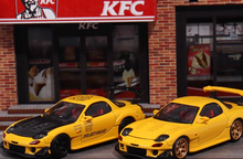 Load image into Gallery viewer, BSC 1:64 JDM RX7 FD3S RE Racing Sports Model Diecast Metal Car New