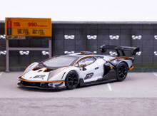 Load image into Gallery viewer, HH 1:64 White Essenza SCV12 Racing Sports Model Diecast Metal Car New Collection