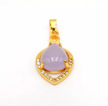 Load image into Gallery viewer, Nature Jade Water Drop Pendant Necklace Gift Jewelry charm Blessing Lucky New