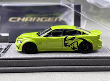 Load image into Gallery viewer, Elite 1:64 Green Charger SRT Engine Sedan Sports Model Diecast Metal Car New Collection