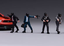 Load image into Gallery viewer, 1:64 Painted Figure Model Miniature Resin Diorama Sand Ferocious Bandit Man Toy