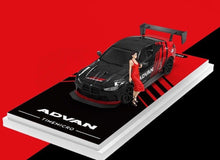 Load image into Gallery viewer, TM 1:64 M4 Gulf Advan Coupe Figure Sports Model Diecast Metal Car New Collection