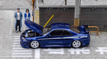 Load image into Gallery viewer, FH 1:64 Blue JDM Skyline GTR R33 Nismo 400R Sports Model Diecast Metal Car New