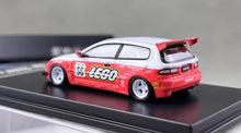 Load image into Gallery viewer, Fuji 1:64 Red Civic EG6 Sir Pandem Rocket Bunny Model Diecast Metal Car New Collection