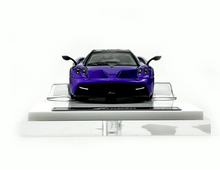 Load image into Gallery viewer, HKM 1:64 Purple Huayra Coupe Racing Sports Model Diecast Metal Car New Collection
