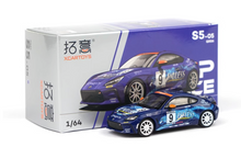 Load image into Gallery viewer, Poprace 1:64 JDM Blue GR86 Endless Coupe Sports Model Diecast Metal Car New