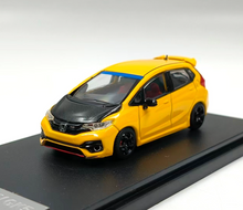 Load image into Gallery viewer, MG 1:64 Yellow Carbon JDM Fit GK5 RS Figure Sports Model Diecast Metal Car New Collection