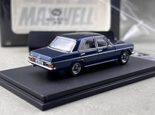 Load image into Gallery viewer, Maxwell 1:64 Blue W114 200 Strich 8 Classic Sedan Model Diecast Metal Car New Collection