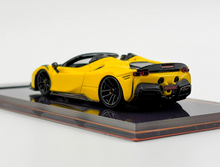 Load image into Gallery viewer, U2 1:64 Yellow Novitec SF90 Spider Convertible Sports Model Diecast Resin Car